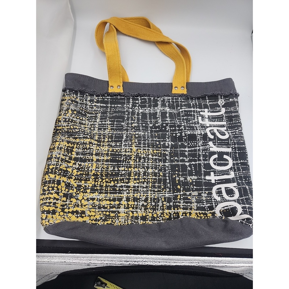 Patcraft Tote Yellow And Gray